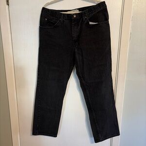 Vintage Black Lee Straight Leg Jeans